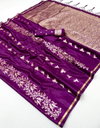 Kanthkala Indigo By Rajtex Satin Weaving Silk Wholesale Saree Suppliers In Mumbai